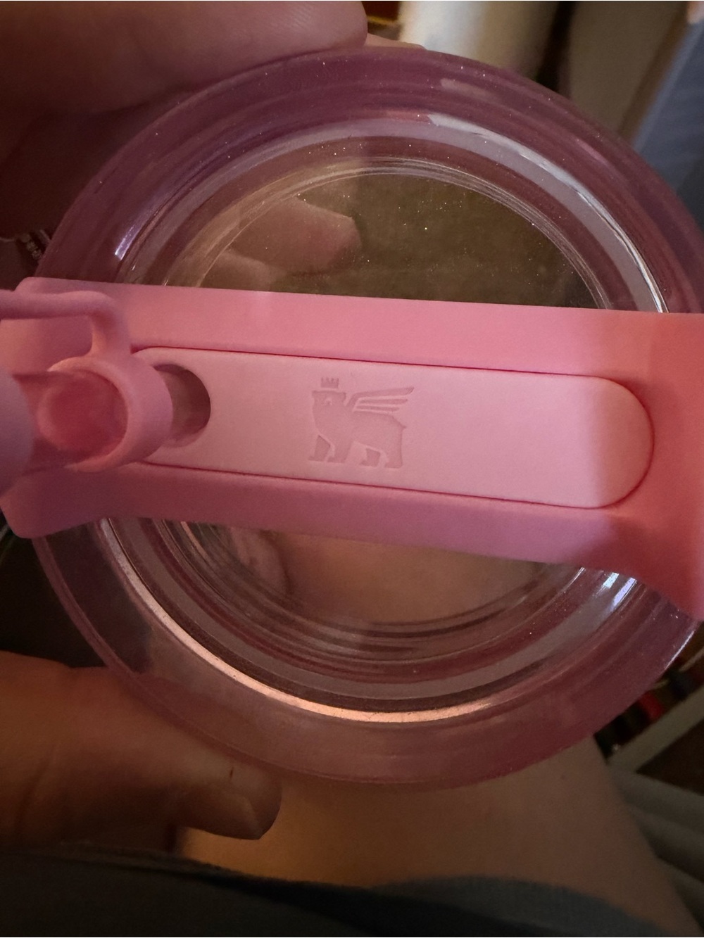 Stanley Pink Floral Travel Tumbler with Handle and Straw - Picture 3 of 4